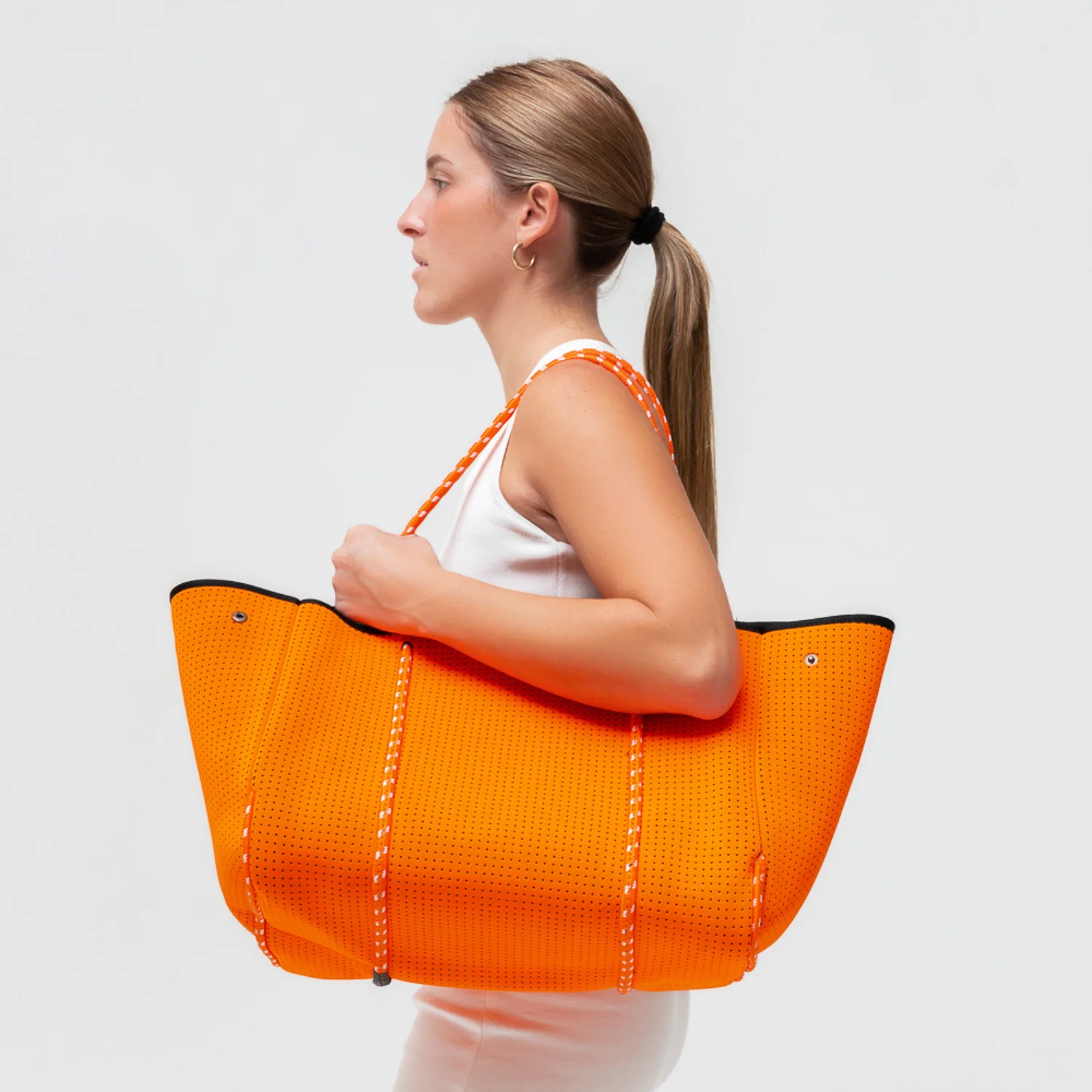 EVERYDAY TOTE NEON ORANGE - Image 4