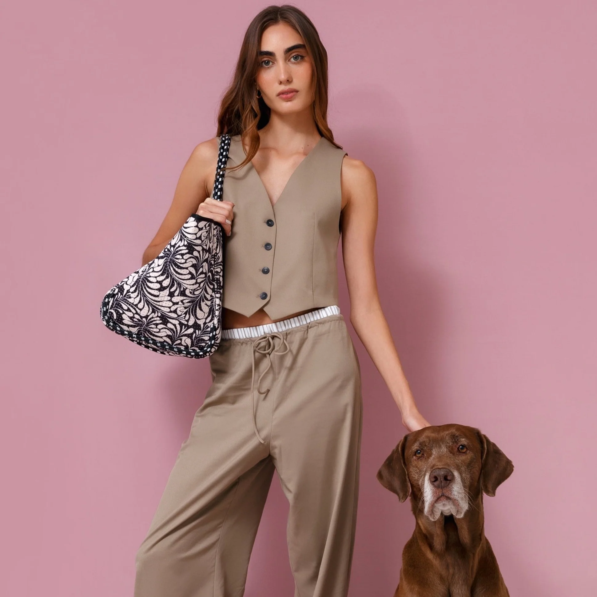 EVERYDAY TOTE PALM DREAMS BLACK - Image 7