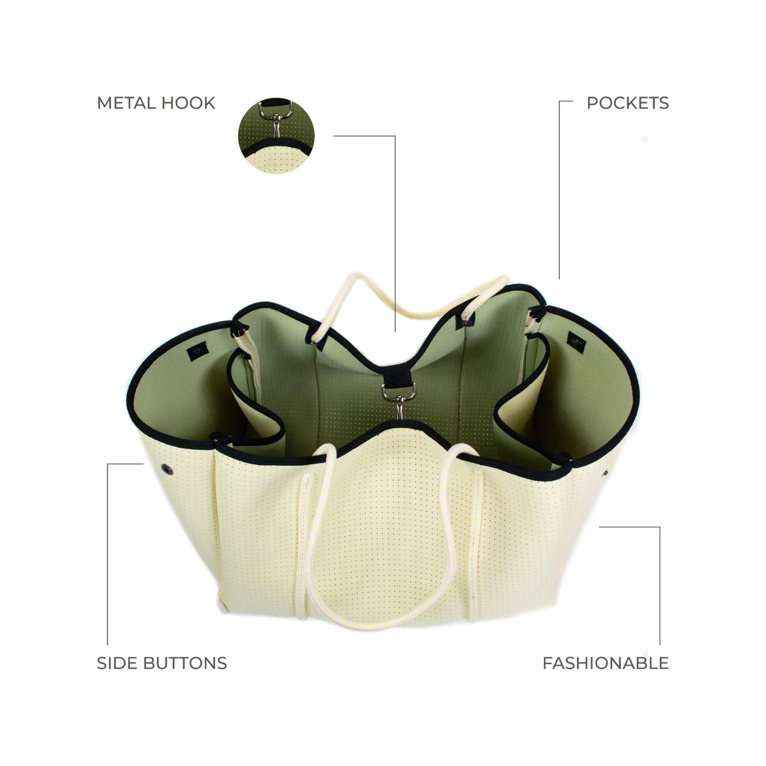 EVERYDAY TOTE YELLOW PASTEL - Image 3