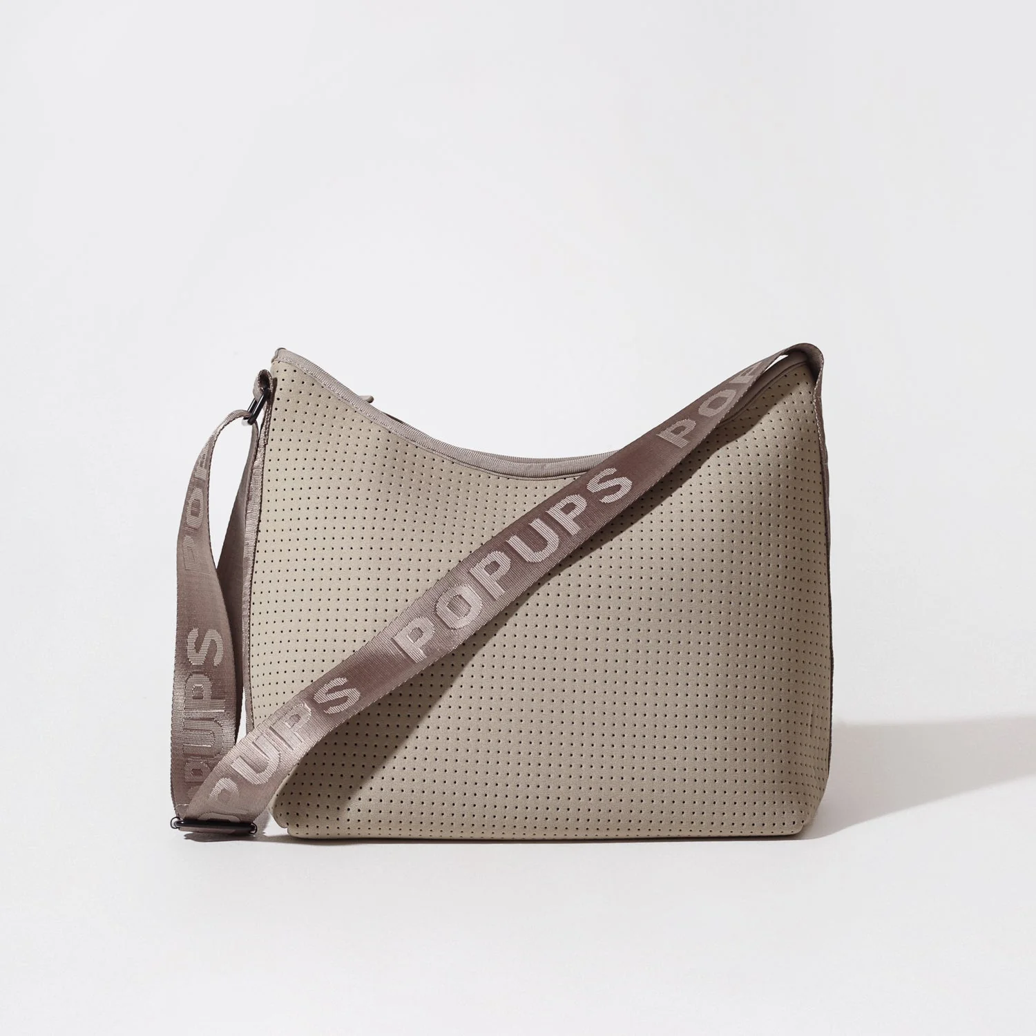 HOBO CROSSBODY BAG TAUPE - Image 3