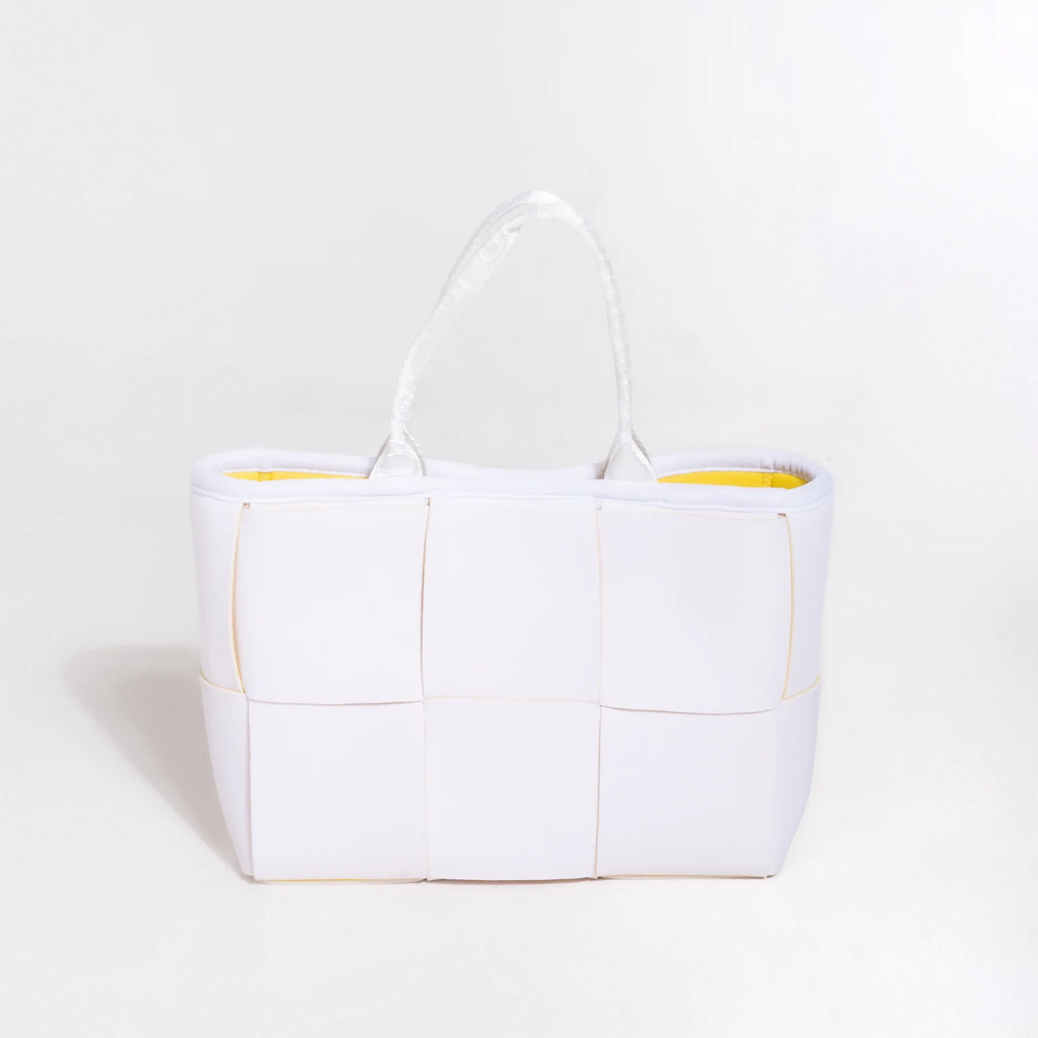 MINI ICON TOTE WHITE YELLOW - Image 3