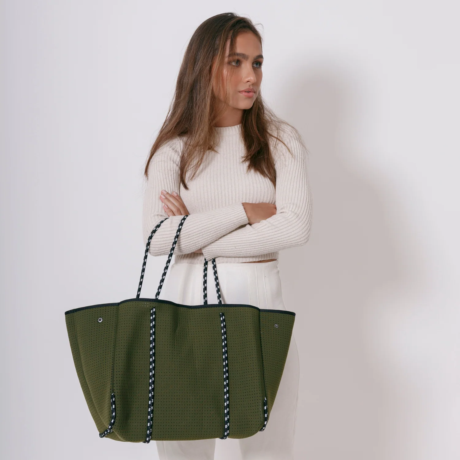 SAFARI GREEN BASIC SET - EVERYDAY TOTE AND POUCH - Image 3